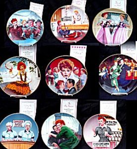 Morgan Weistling set of "I love Lucy" collector plates for Hamilton Mint, 1997