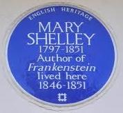 Mary Shelley -ST Peters Churchyard, Bournemouth - (image from bloomsburybytes wordpress.com)