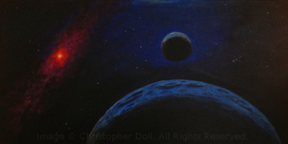 Binary Planets. Image Copyright © Christopher Doll. All Rights Reserved.