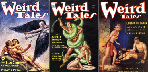 Figure 2 – Margaret Brundage’s Weird Tales Conan Covers