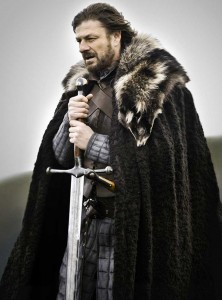 Eddard Stark with Ice