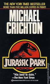 Jurassic Park Novel cover