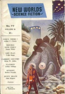 New World Science Fiction Magazine cover issue no 77 Nov 1958