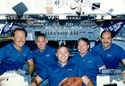 STS-27 Crew: Hoot Gibson, Mike Mullane, Jerry Ross, Bill Shepherd,  Guy Gardner