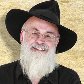 Figure 1 - Sir Terry Pratchett (photo by David Bird) 
