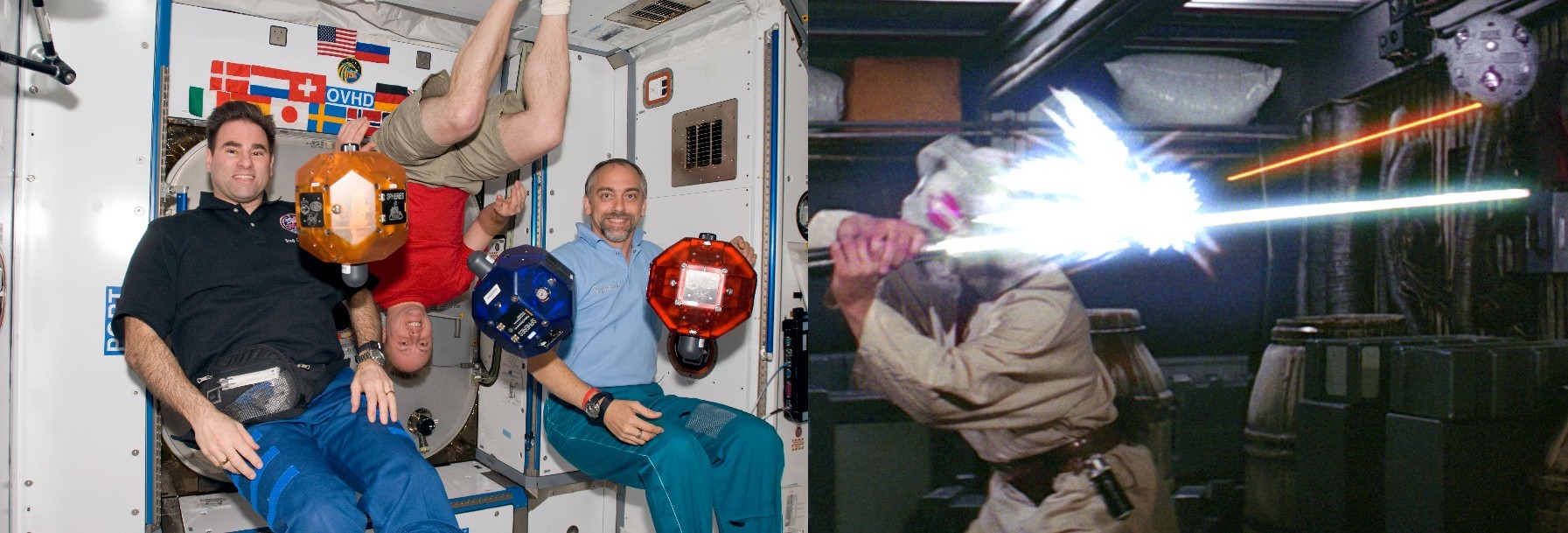Luke Skywalker Remotes vs ISS Spheres