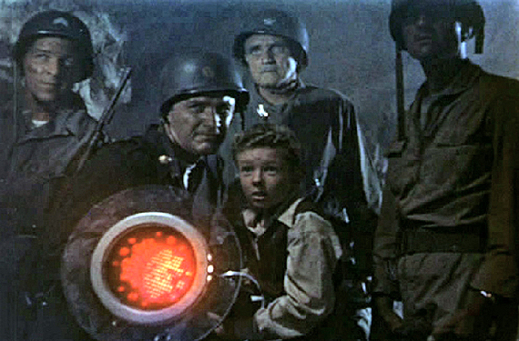 Figure 9 - Colonel Fielding, Captain Roth, and David with Infrared gun