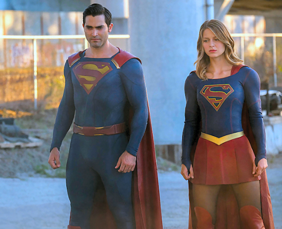 Figure 5 - Tyler Hoechlin and Melissa Benoist in Supergirl
