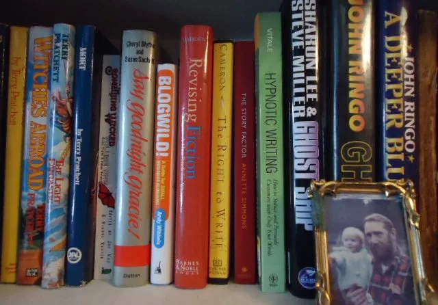 books on shelf