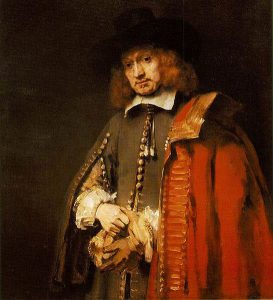 "Portrait of Jan Six" by Rembrandt