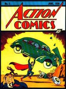 MDJackson_4clrheroes_Superman-First-Comic-Action-Comics-No-1