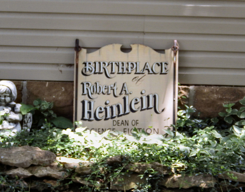 The Heinlein House Plaque ©2013 Steve Fahnestalk.