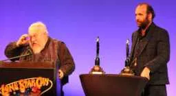George R. R. Martin and Rory McCann Photo by Shawn McConnell