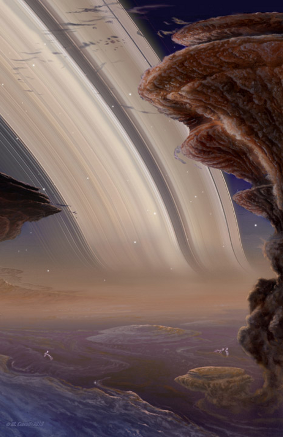 amazing - Michael Carroll - Saturn Rings at Night (1)