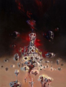 Richard Powers, paperback cover art for "Wine of the Dreamers" (1971) sold at Heritage Auction 2010 for $31,070 