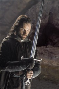 Aragorn with Anduril