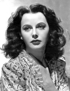 Hedy Lamarr in a publicity photo from the 1930s. Courtesy of Wikimedia Commons.