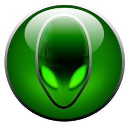 Green Alienware logo