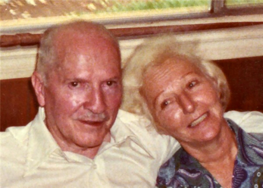 Figure 2 - Robert and Virginia Heinlein (possibly in Tahiti)