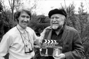 (L to R:) David Lynch and Frank Herbert