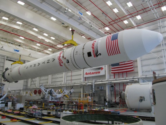 Antares_110_rocket_for_A-ONE_mission