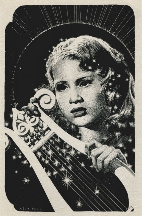 Figure 2 - George Barr Christmas Card  CENTER