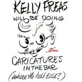 Figure 1 - Kelly Freas Self-Caricature