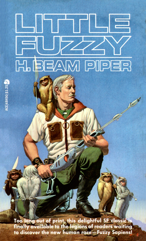 Figure 4 - H.Beam Piper's Little Fuzzy cover by Michael Whelan CENTER