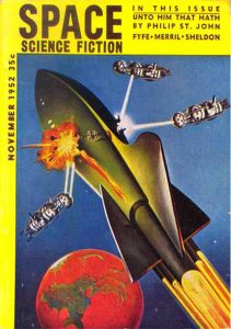 Space Science Fiction Nov 1952 cover