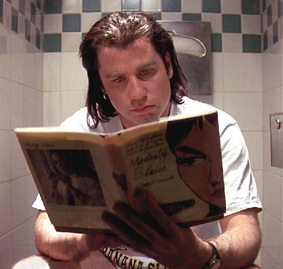  Figure 6 - Vincent Vega (John Travolta) Reads Modesty Blaise First Edition