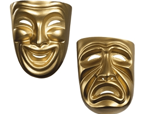 Театр маска бовари. Театральные маски. Актерские маски. Маска трагедии и комедии. Театральные маски комедия и трагедия.