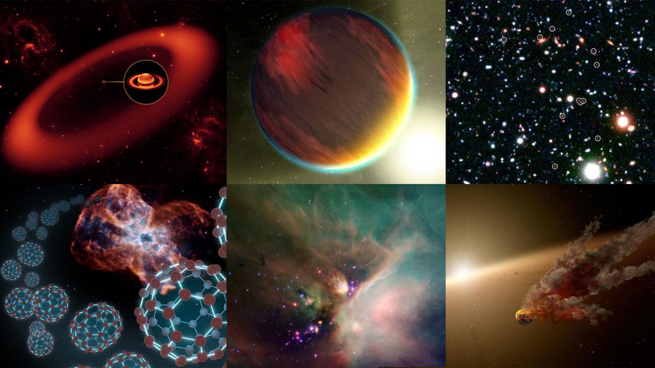 Montage of Spitzer images