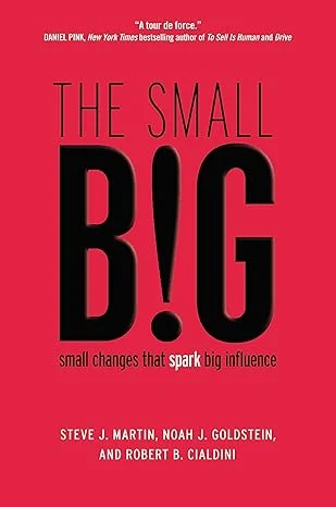 book cover: The Small B!G by Martin, Goldstein and Cialdini