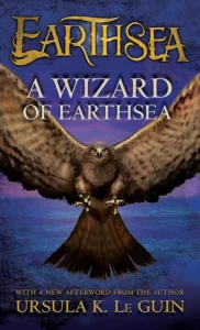 book cover: A Wizard of Earthsea by Urula Le Guin